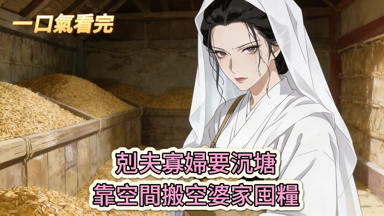 完结小说💕《隨身小院我在古代逃荒種田》剋夫寡婦要沉塘？靠空間搬空婆家囤糧#推文 #小说 #悠悠书屋