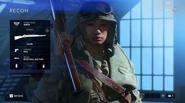 BF5[OpenBeta] weapon,vehicle upgrade options