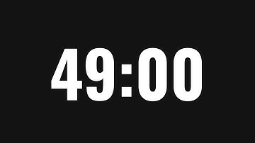 49 Dakika Zamanlayıcı - 49 Minute Timer