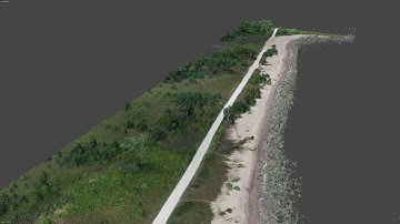 Animation of Point Cloud using Agisoft Metashape at Illinois Beach State Park
