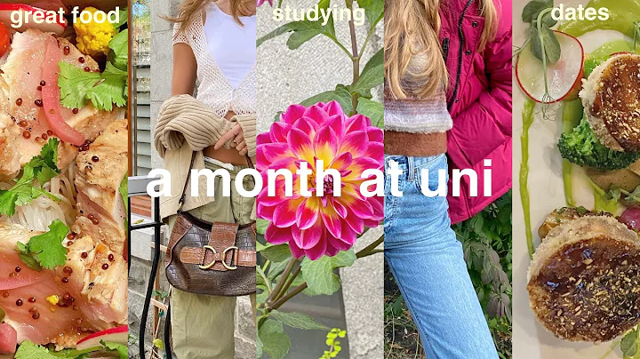 a month at uni | studying, restaurants & coffee dates