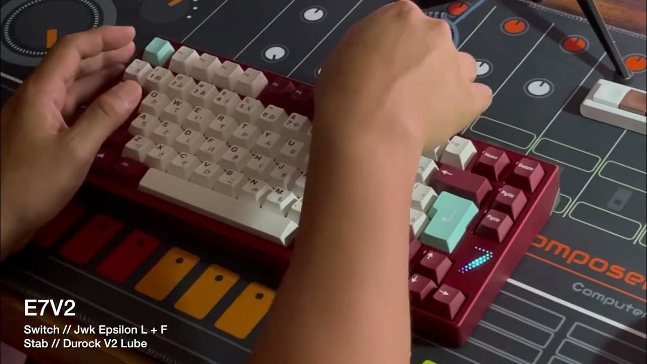 E7V2 + JWK Epsilon Switch sound test YouTube