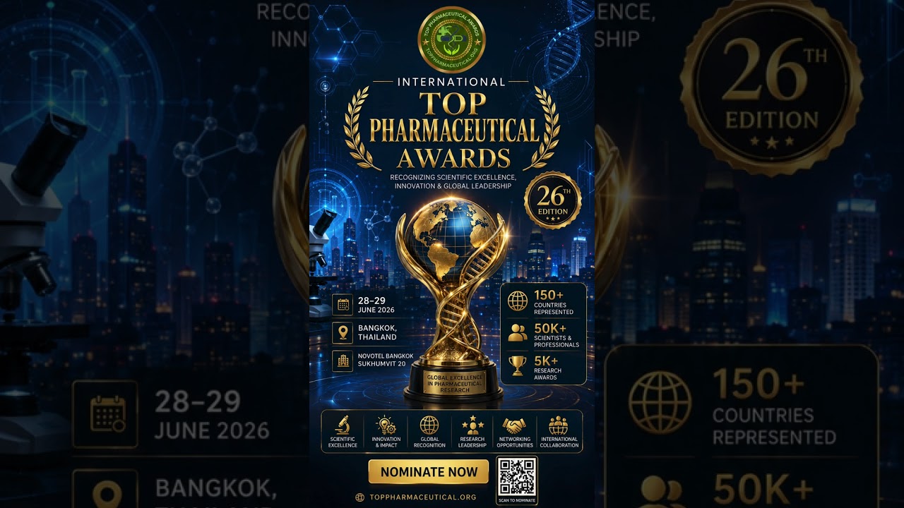 26th Edition of International Top Pharmaceutical Awards | 28–29 June 2026 | Bangkok, Thailand.