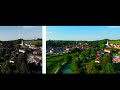 Drone Footage Color Correction 🎨#DroneFootage #ColorGrading #RawVsEdit #CinematicDrone