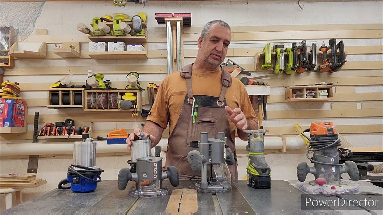 Ridgid Plunge Base Router R29303N with R2911 Router YouTube