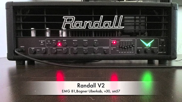 Randall V2 Tone Test (High Gain)