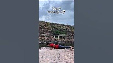 Day 7 ; Push-up 7.... 7/75 Days#75daychallenge #pushupchallenge