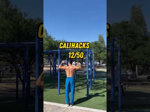 Método para aumentar masa muscular (hipertrofia) CaliHacks #12/50.   #calistenia