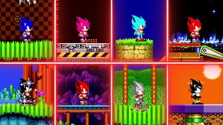 Sonic the Hedgehog 2  Evolution Of Super Sonic Forms