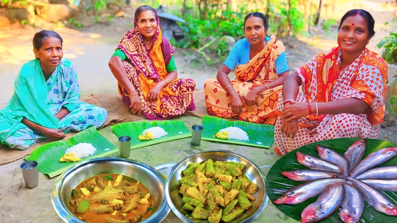 পাবদা মাছের পতলা ঝোল সাথে পটলপোস্ত রান্না করে জমিয়ে খাওয়া দাওয়া | pabda macher jhol | potol posto