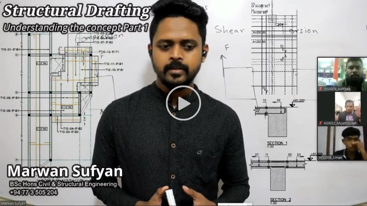 Autocad structural drafting - YouTube