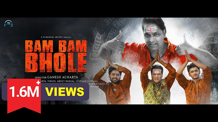 BAM BAM BHOLE (OFFICIAL SONG) | GANESH ACHARYA | VIRUSS | IESHAAN SEHGAAL | Shiva Song 2025