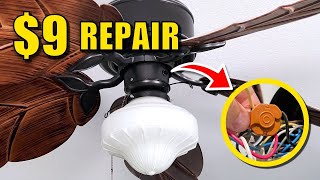 How To Replace Fan Light Pull Chain Switch by Daddicated 2,737 views 4 months ago 5 minutes, 51 seconds