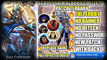 New Update | Script Skin Aldous Collector Realm Watcher No Password | Full Effect Voice | New Patch