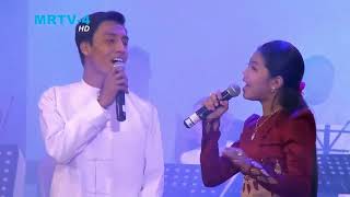 Video thumbnail of "ေအာင္ထက္ ေမသက္ထားေဆြ  မန္းေတာင္ရိပ္၀ယ္"