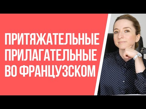 Притяжательные прилагательные (Adjectifs possessifs) во французском. Грамматика французского.