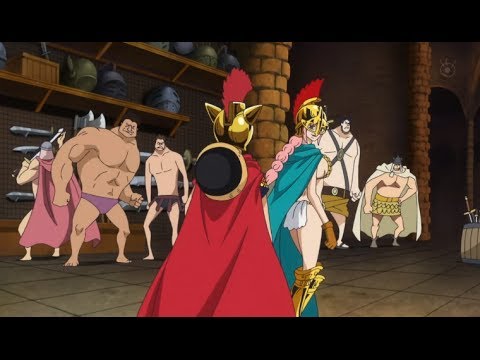 One Piece Episode 634 ワンピース Anime Review Rebecca The Gladiator Youtube