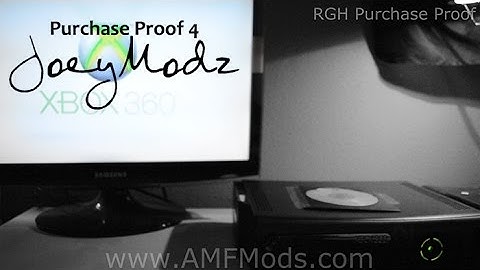 JoeyModz RGH 1.2 Falcon Proof Video ||| AMFMods