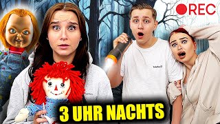 3 Uhr Nachts : Mit ANNABELLE & CHUKY im Wald  !  (Wir hören Stimmen)  Celina