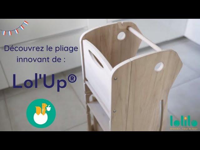 Lol'Up® la tour d'observation Montessori pliable & sécurisée made in France  