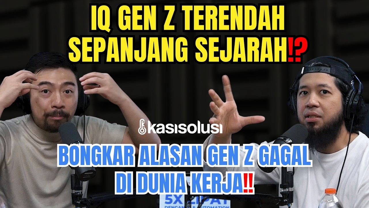 Gen Z Gagal Di Dunia Kerja Karena IQ⁉️ Bongkar Hubungan Antara Literasi Rendah & Kegagalan Kerja‼️