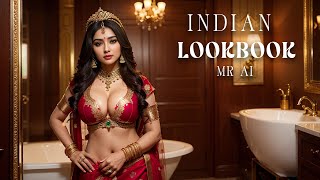 [4K] Ai Art Indian Lookbook Girl Al Art Video - Luxury Bathroom