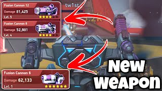New Weapon Fusion Cannon 12 | Mech Arena New Fusion Cannon 12 - Mech Arena