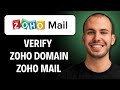 How To Verify Zoho Domain [2026 GUIDE]