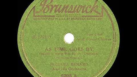 1943 HITS ARCHIVE: As Time Goes By - Jacques Renard (Frank Munn, vocal) (recorded October 1931)