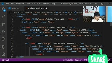 Learn HTML Form | Tutorial-7 | HTML Coding for Kids | Aarish Babbar