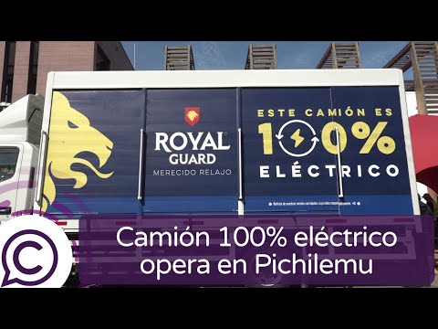 Opera en Pichilemu el primer camión 100% eléctrico