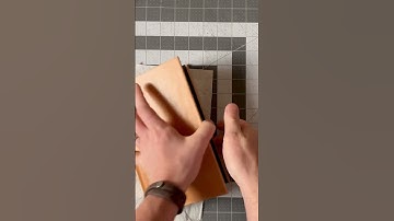 Gluing in endpages. One of my favorite steps! #bookbinding #booktube #diy #books #diybookbinding