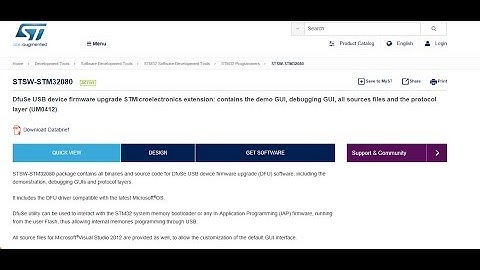 STM32 DFU BootLoader HowTo