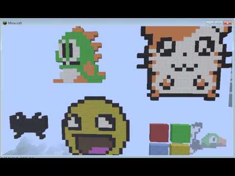 Dibujos en 8 Bits | Minecraft - thptnganamst.edu.vn