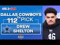 Cowboys Draft Drew Shelton, Penn State OT With The 112th Overall Pick | 2026 NFL Draft
