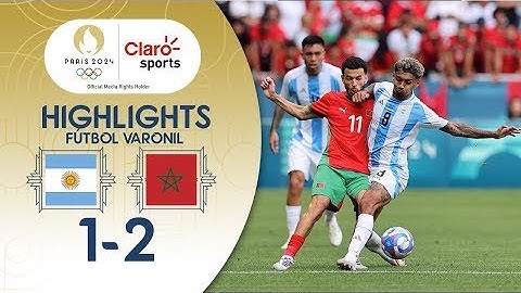 Argentina vs Morocco 2 2 Highlights   Paris 2024 Olympics  Fights Controversies