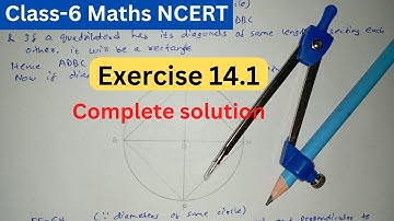 Class 6 Maths NCERT Exercise 14.1 Full solved | Chapter 14 Practical Geometry