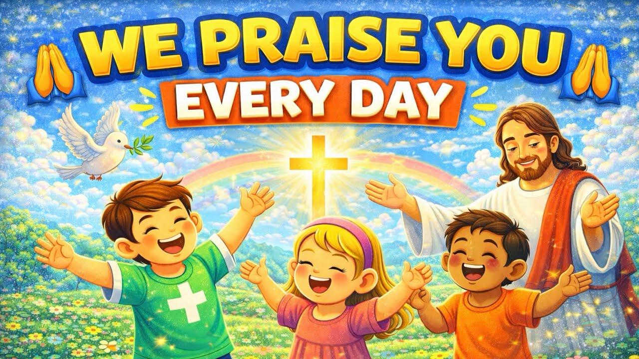 We Praise You Every Day 🙌 | Days of the Week Song for Kids | Christian Kids Worship