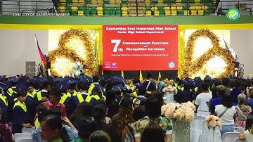 The 7th Commencement Exercises and Recognition Ceremony of DEIHS (Senior High School)