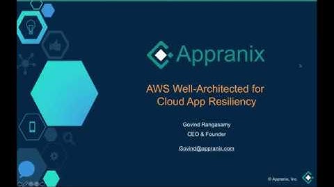 AWS Well architected Cloud Application Resilience