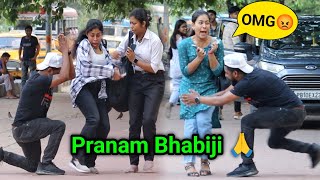 Pranam Bhabiji Part - 3 || Best Prank on Cute Girls 😲 PrankBuzz