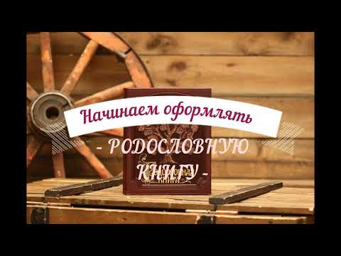 Начинаем оформлять родословную книгу