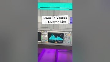 You know how to use Ableton Live vocoder yet?