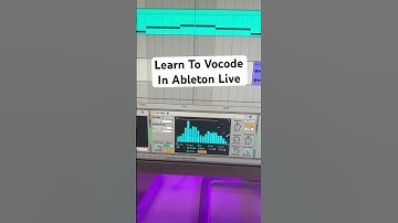 You know how to use Ableton Live vocoder yet?