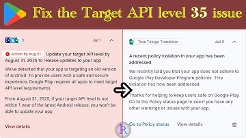 ⚠️ [Action required] Your apps are affected by Google Play