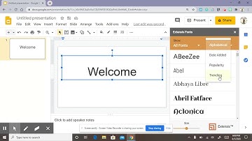 FREE Google Add on: Extensis Fonts