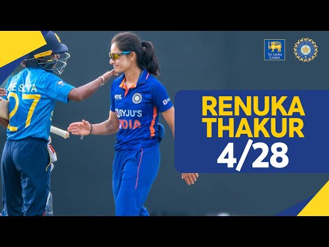 Renuka Thakur took 4 wickets - India Women tour of Sri Lanka 2022 - 2nd ODI