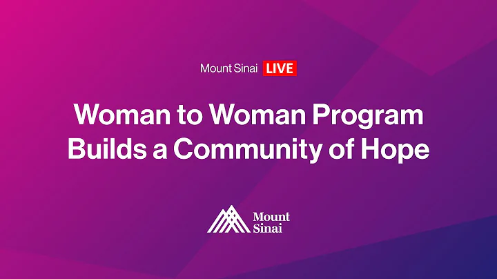 Woman to Woman Program Builds A Community Of Hope