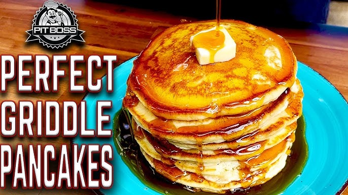 Easy Fluffy Griddle Cakes (Best Griddle Pancake Recipe) - IzzyCooking