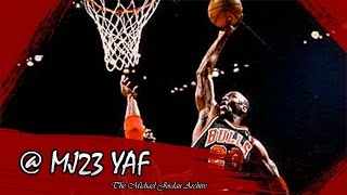 Michael Jordan vs Clyde Drexler Highlights Bulls vs Rockets (1998.04.05) - Last Meeting!